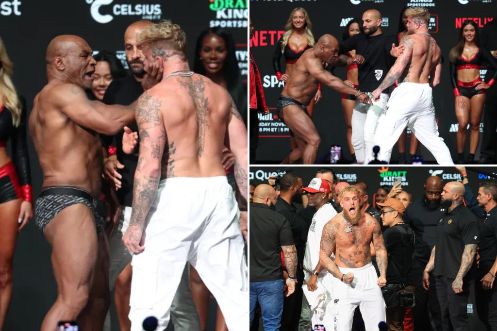 Here’s why Mike Tyson slapped Jake Paul at pre-fight weigh-in