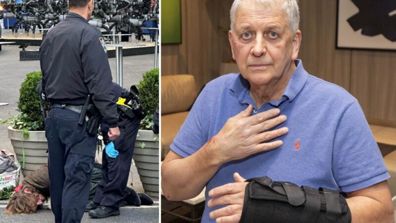 Homeless ‘lunatic’ shoves elderly NYC man after threatening others with ice pick: cops