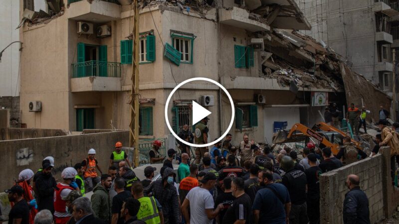 Israeli Airstrikes Hit Central Beirut and Its Southern Suburbs