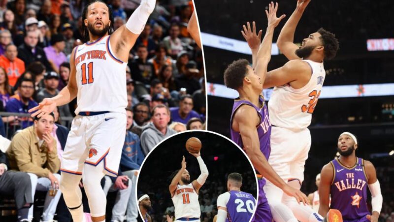 Jalen Brunson, Karl-Anthony lead Knicks to win over Suns