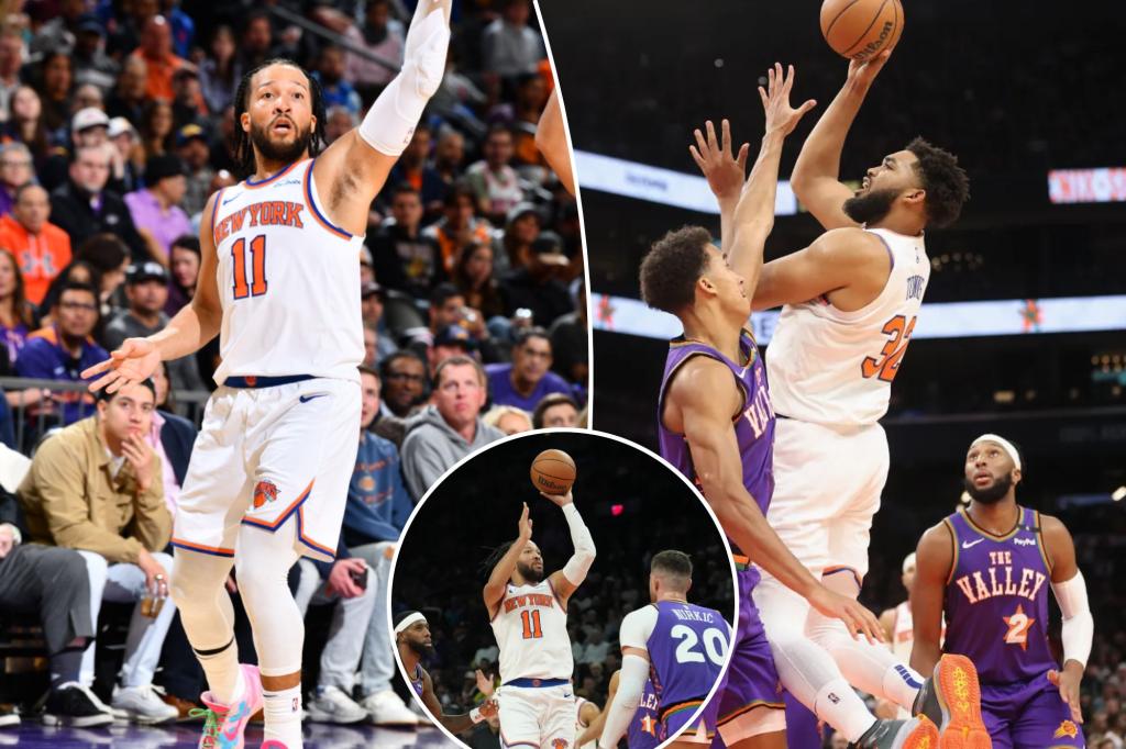 Jalen Brunson, Karl-Anthony lead Knicks to win over Suns