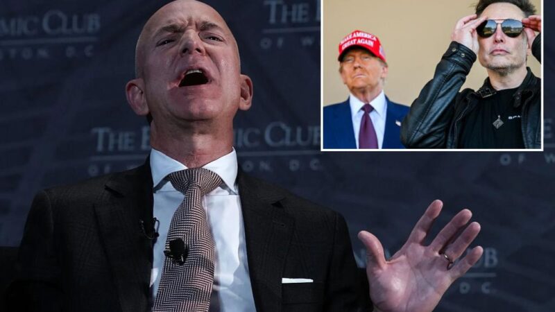 Jeff Bezos, Elon Musk feud over Trump election prediction