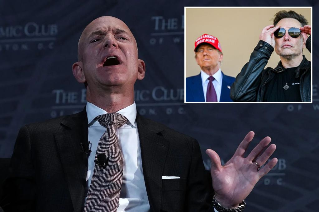 Jeff Bezos, Elon Musk feud over Trump election prediction