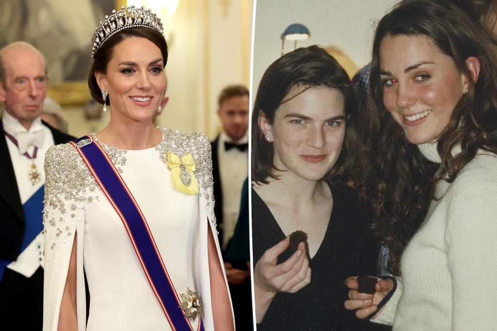 Kate Middleton’s college roommate shares rare photo from princess’ partying days