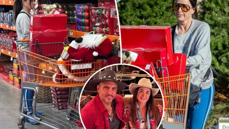 Kyle Richards shops for Christmas decor ahead of first holidays since ex Mauricio Umansky moved out