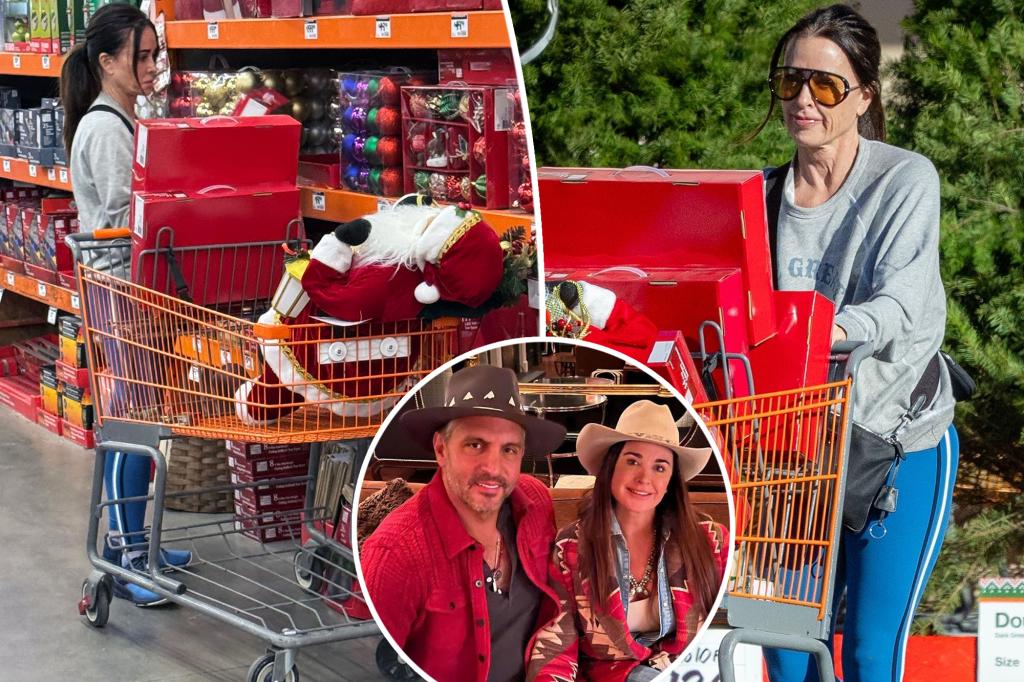 Kyle Richards shops for Christmas decor ahead of first holidays since ex Mauricio Umansky moved out