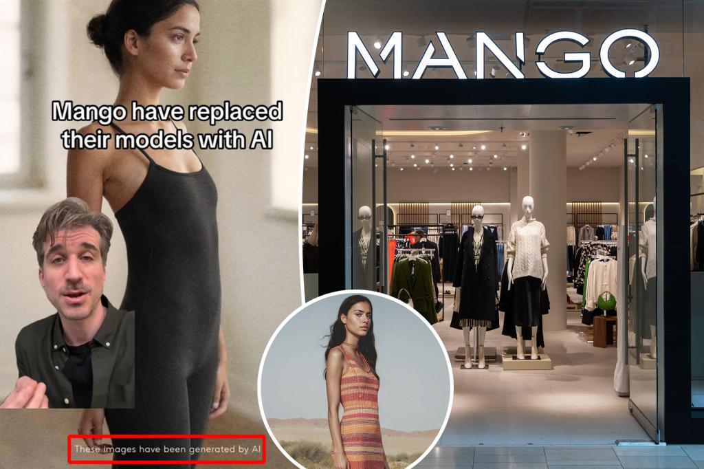 Mango’s AI models slammed as ‘false advertising’ amid fears of lost jobs