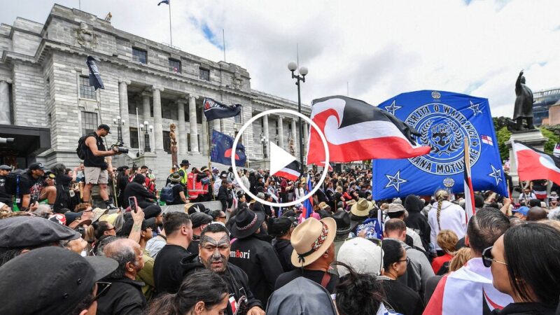 Maori Protesters Lead March to New Zealand’s Parliament