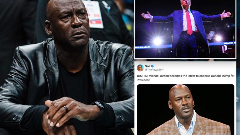 Michael Jordan speaks out as fake Donald Trump endorsement goes viral