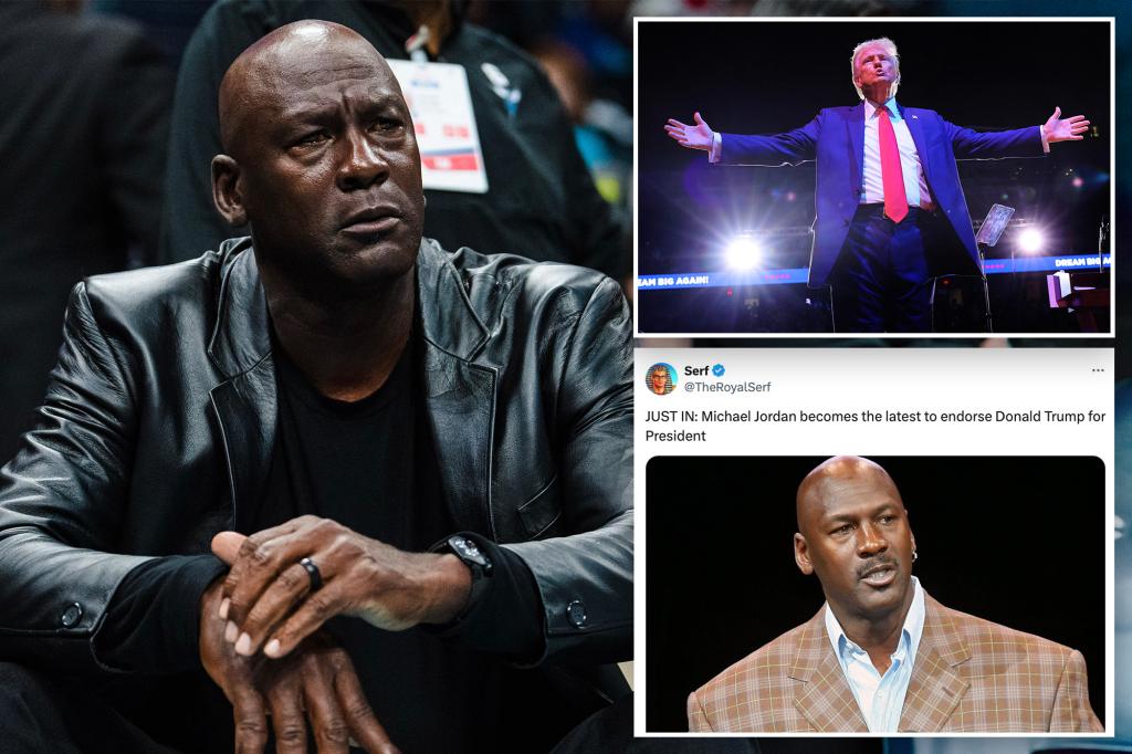 Michael Jordan speaks out as fake Donald Trump endorsement goes viral