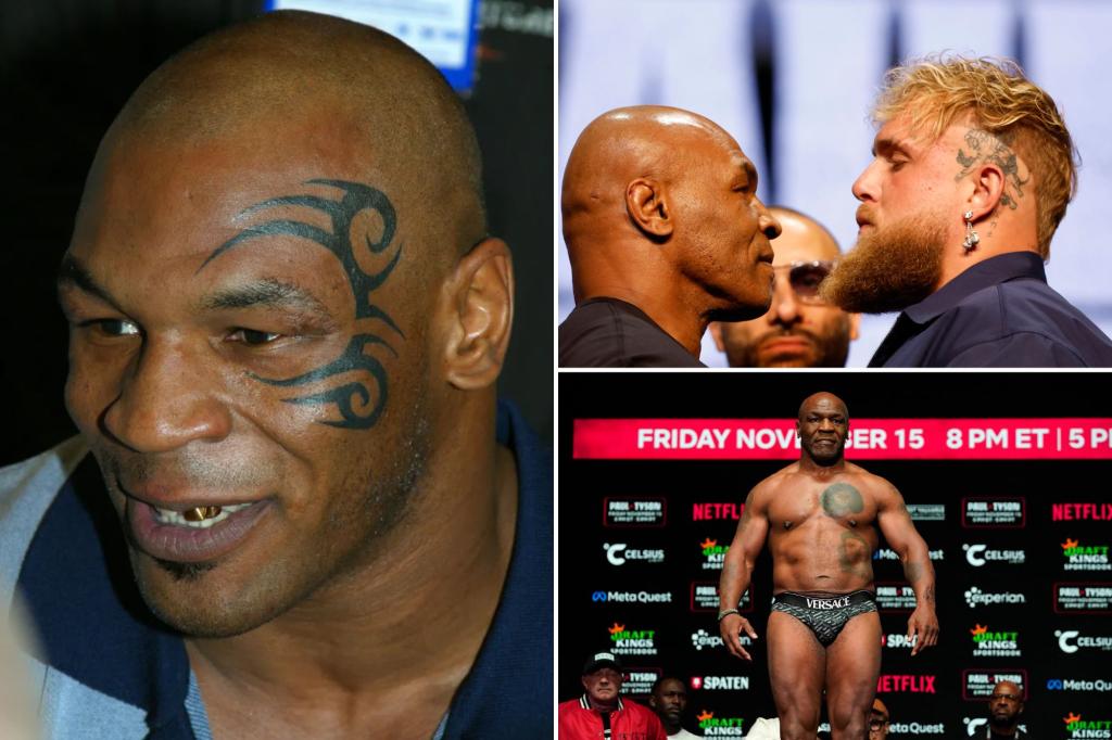 Mike Tyson plans to tattoo whole face after Jake Paul fight