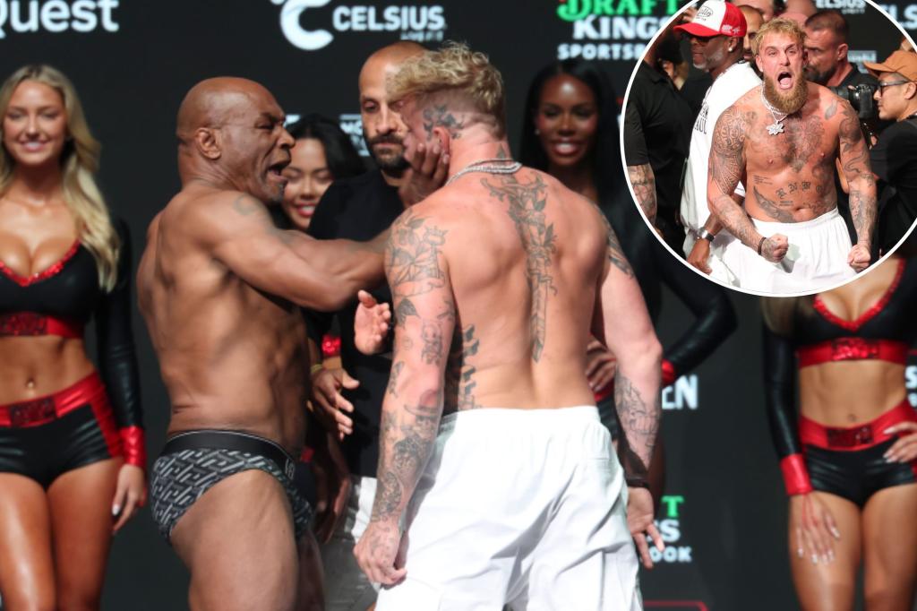 Mike Tyson slaps Jake Paul in wild weigh-in moment: ‘Talk is over’