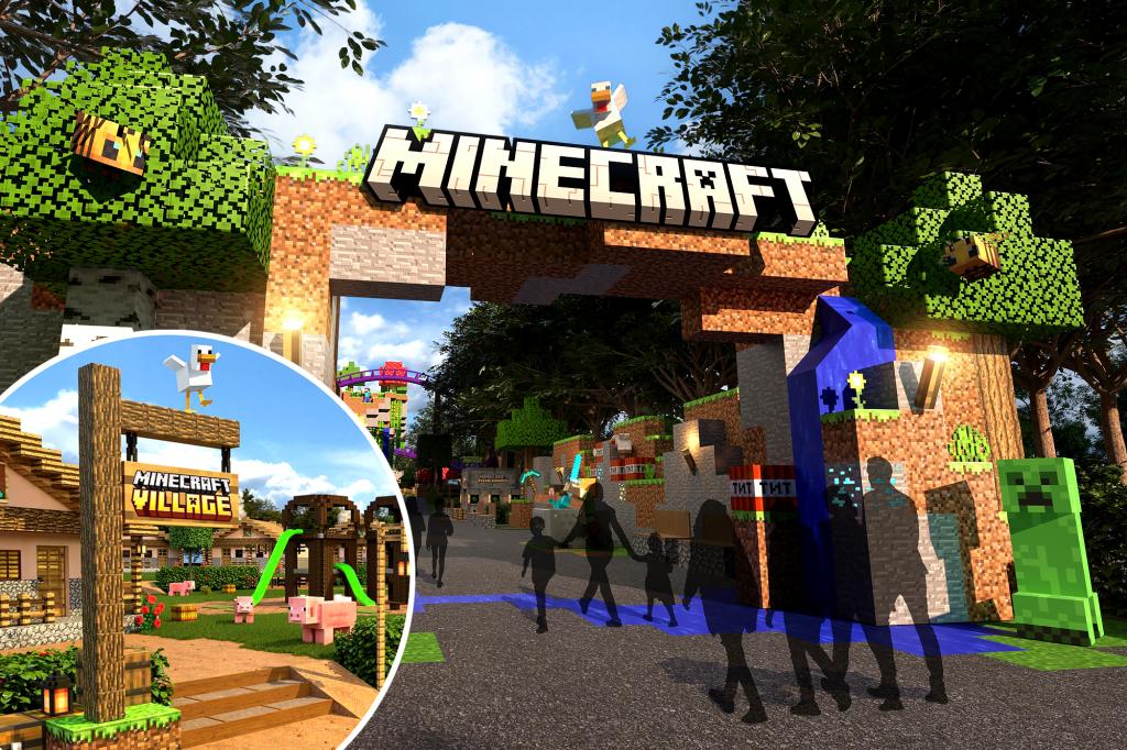 Minecraft theme park attraction coming soon to the US