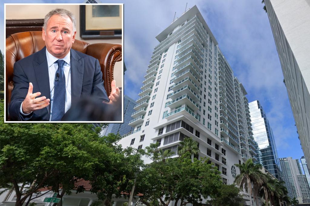 Mystery buyer amassing units on Ken Griffin’s Miami land: report