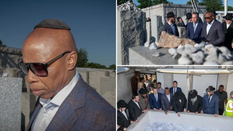 NYC Mayor Eric Adams visited famous Jewish leader’s grave twice since indictment, six times total