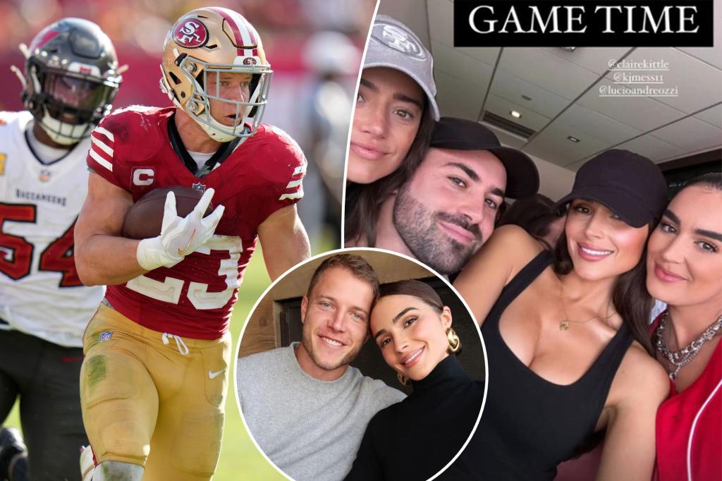 Olivia Culpo supports Christian McCaffrey in 49ers star’s return