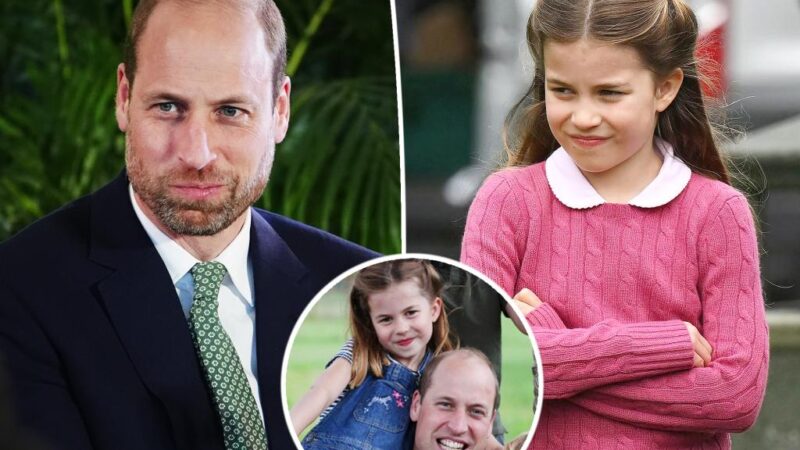 Princess Charlotte, 9, cried when dad Prince William grew a beard