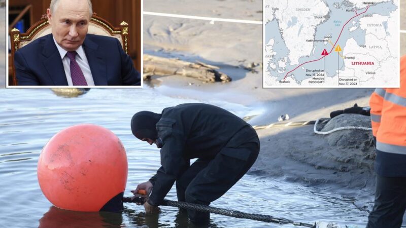 Russia accused of cutting, sabotaging undersea cables in the Baltic