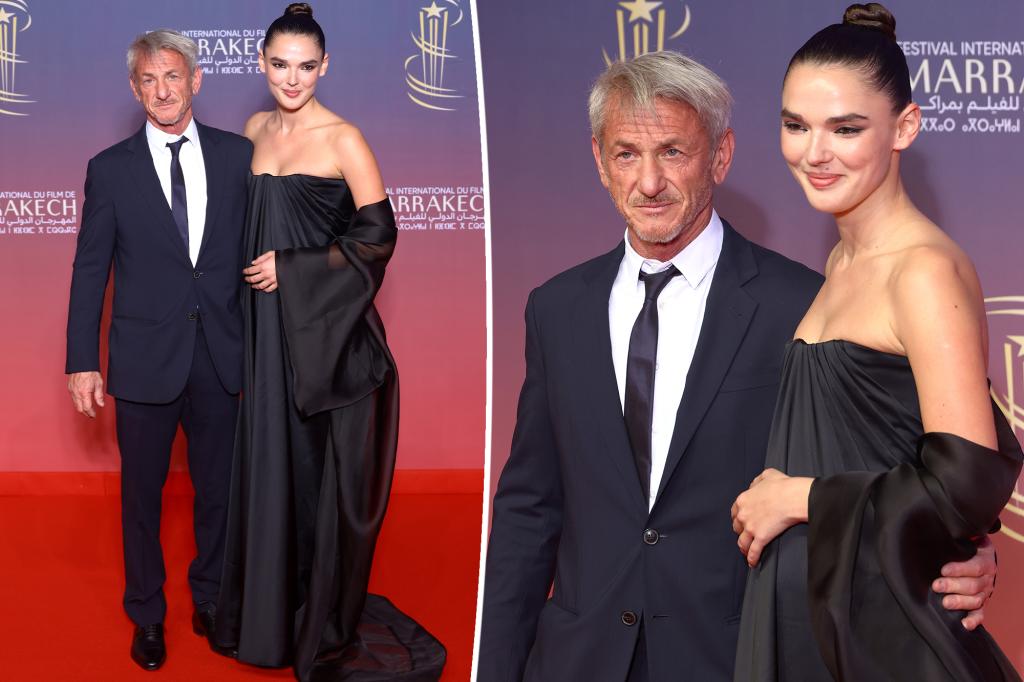 Sean Penn, 64, and girlfriend Valeria Nicov, 30, make red carpet debut