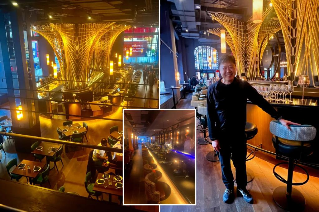 Spectacular NYC restaurant Aqua — featuring 70-foot sushi bar — joins booming Flatiron corridor