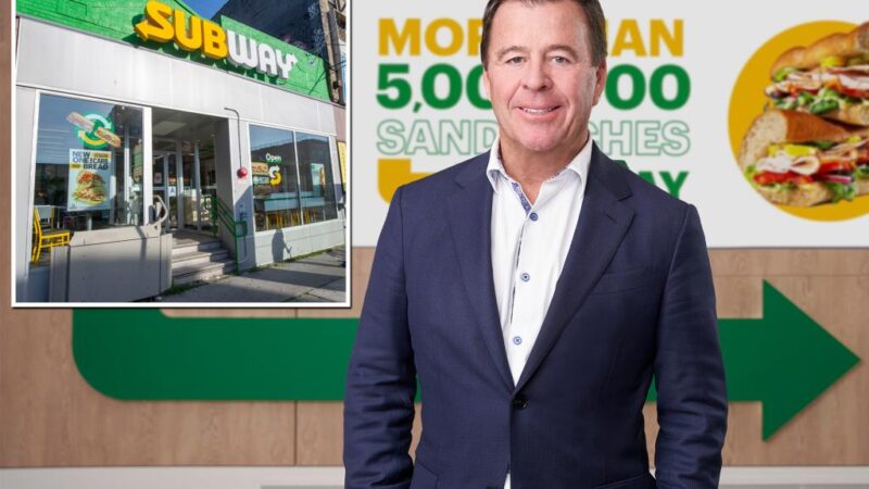 Subway CEO John Chidsey to exit chain at the end of the year