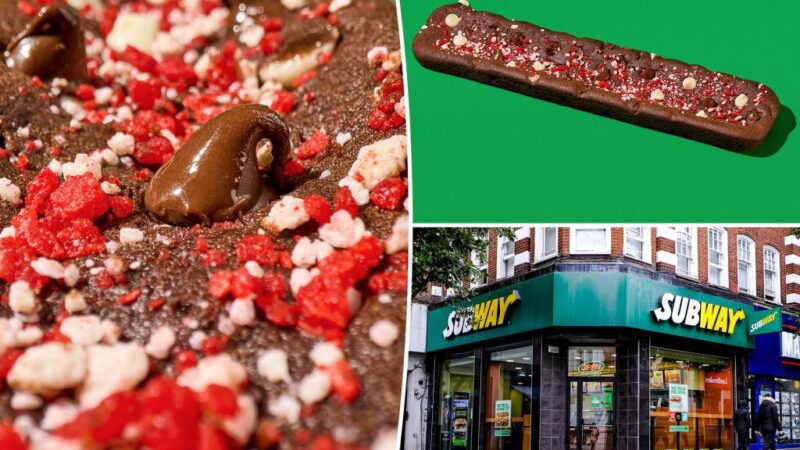 Subway unveils footlong holiday cookie with a crazy calorie count