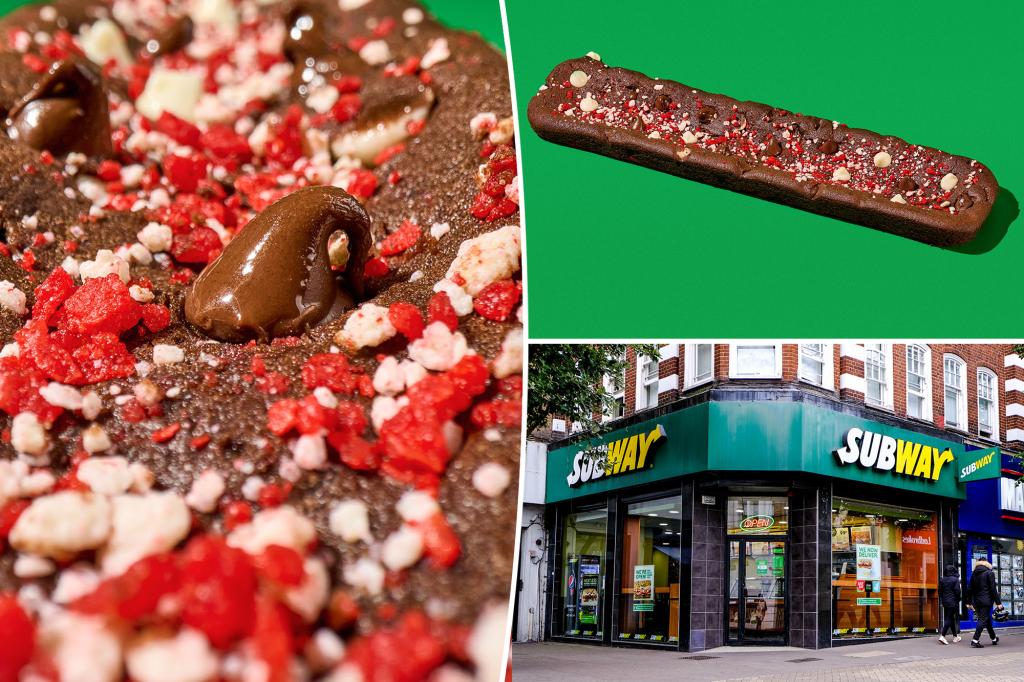 Subway unveils footlong holiday cookie with a crazy calorie count