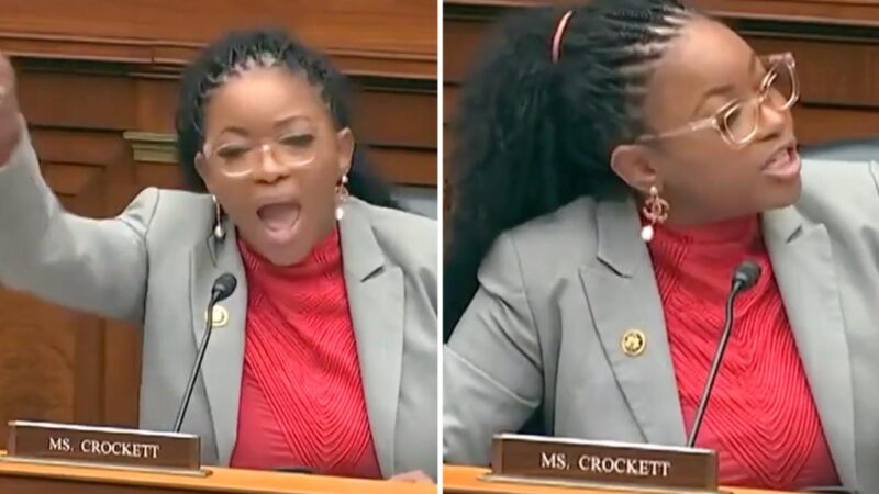 Texas Democrat Rep. Jasmine Crockett rants against ‘white man’ on the Dismantle DEI Act