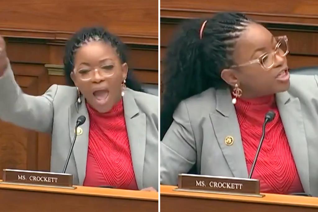 Texas Democrat Rep. Jasmine Crockett rants against ‘white man’ on the Dismantle DEI Act