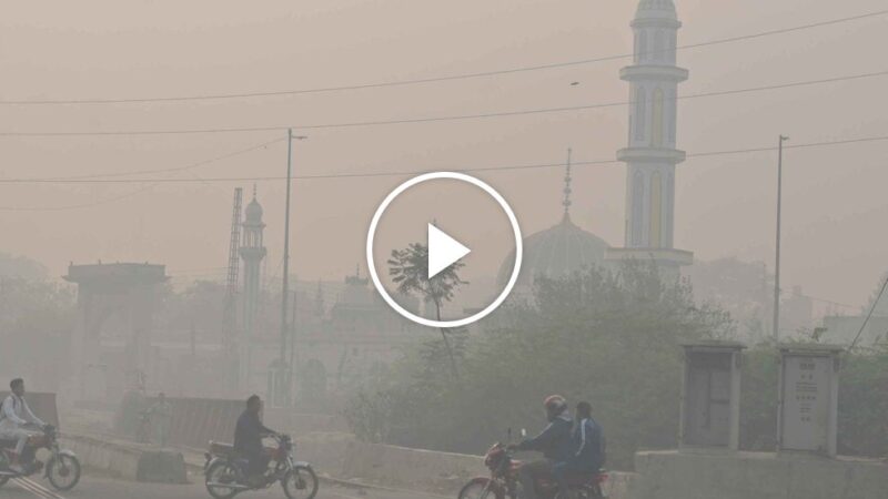 Thick Smog Blankets Pakistani City