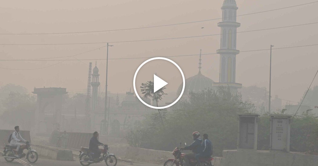 Thick Smog Blankets Pakistani City