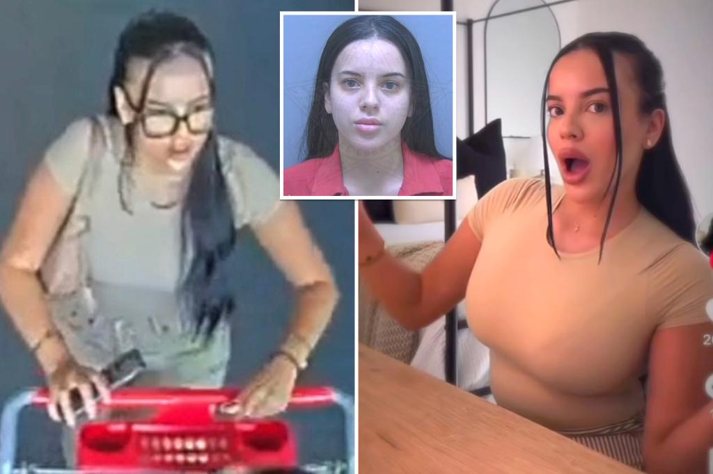 TikTok influencer Marlena Velez arrested after allegedly flaunting shoplifted Target goods on video