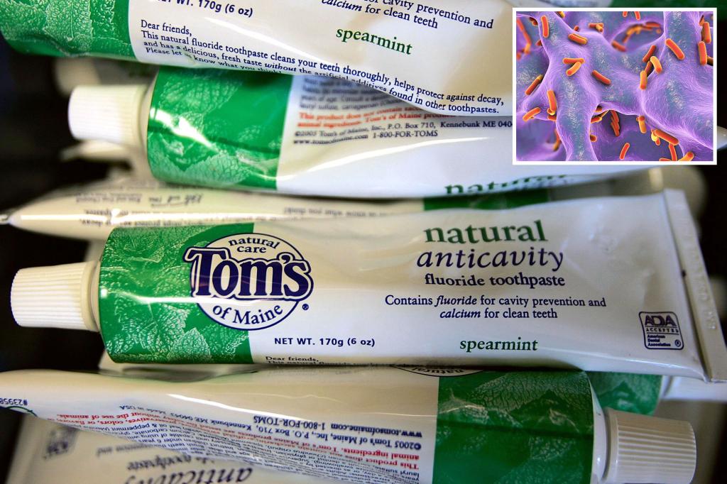 Tom’s of Maine toothpaste made with bacteria-contaminated water: FDA