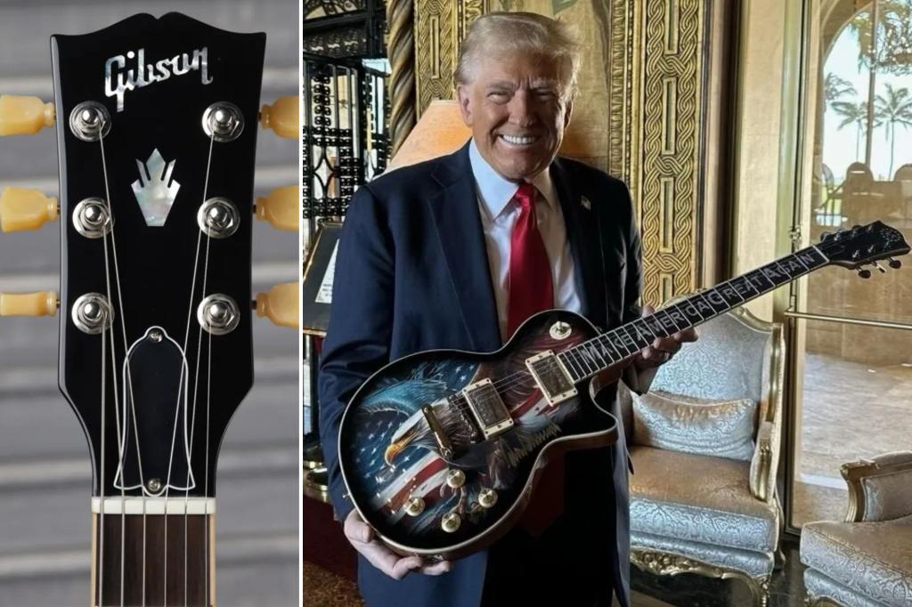 Trump Guitars allegedly ripped off Gibson’s Les Paul design