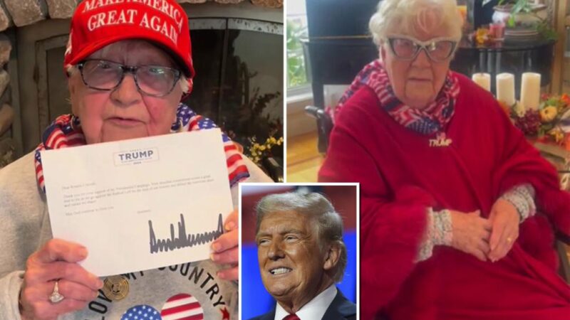 Trump’s oldest supporter ‘desperate’ to meet him before she dies