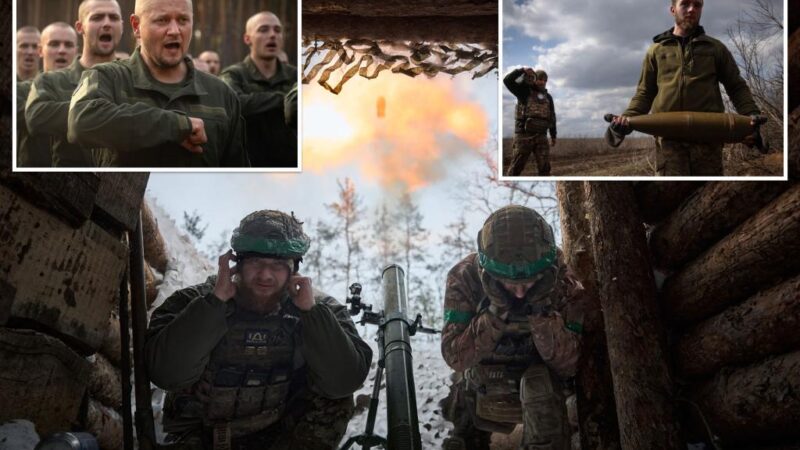 Underequipped Ukrainian Soldiers fleeing the frontlines