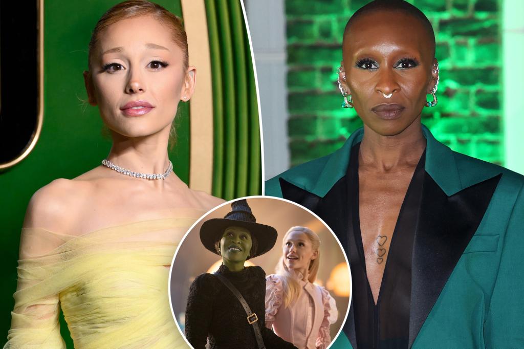 Universal denies ‘Wicked’ Ariana Grande, Cynthia Erivo pay gap