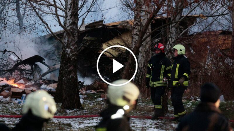 Video Captures Cargo Plane Crashing Near Lithuania’s Capital