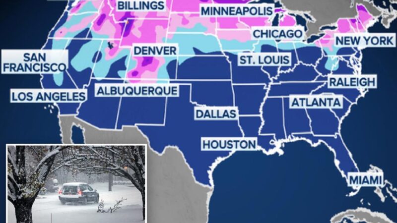 What are the odds of a white Thanksgiving? Some states could see snow