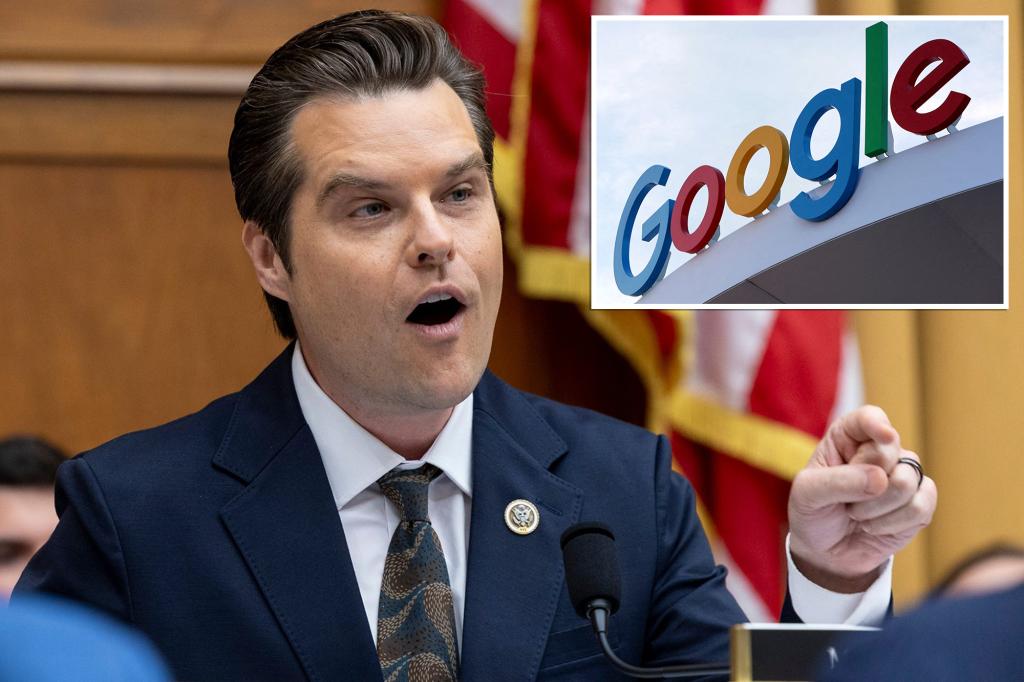 Why Matt Gaetz’s AG nomination is ‘bad news’ for Google, other Big Tech monopolies