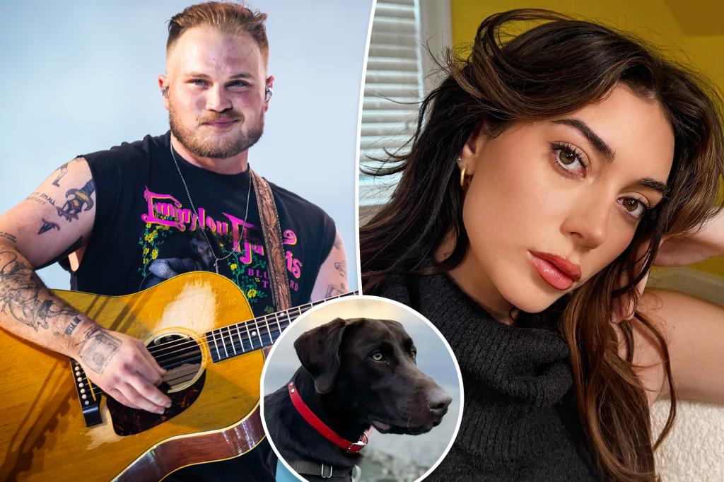 Zach Bryan skips CMAs after Brianna Chickenfry breakup, hangs with dog