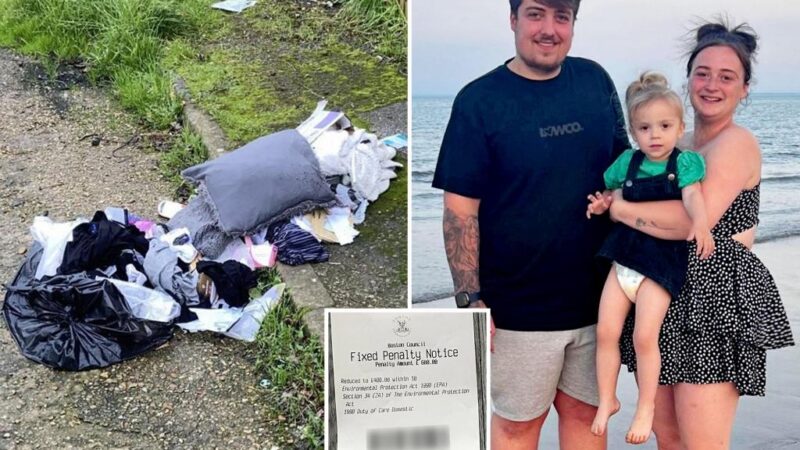 Family’s $1.5K fly-tipping fine after garbage bag stolen from their home and dumped