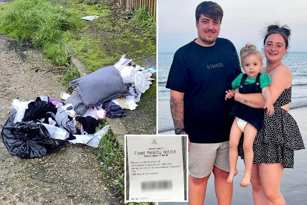 Family’s $1.5K fly-tipping fine after garbage bag stolen from their home and dumped