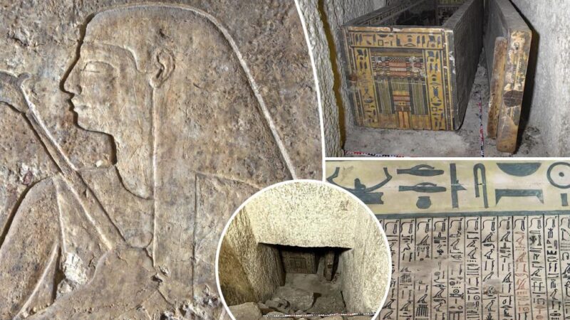 Egyptian priestess mummy unearthed from ‘extraordinary’ tomb after 4,000 years