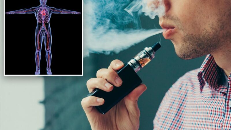 Vaping has ‘immediate’ negative impacts on body, warns study