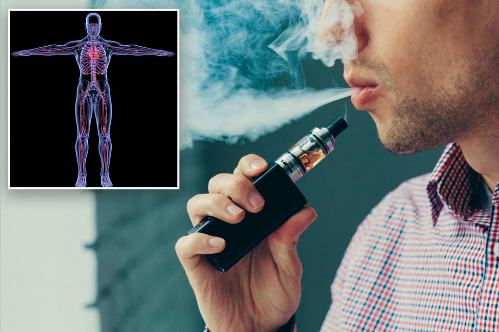 Vaping has ‘immediate’ negative impacts on body, warns study