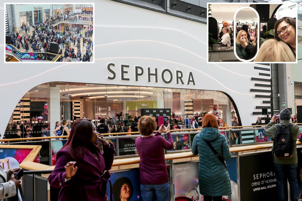 Wild reason thousands camped overnight outside Sephora store