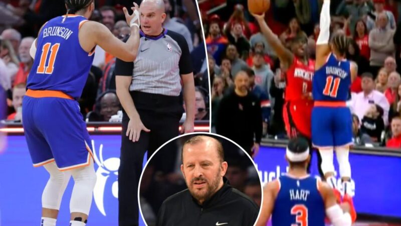 Jalen Brunson’s return to Houston a reminder of Knick’s referee qualms