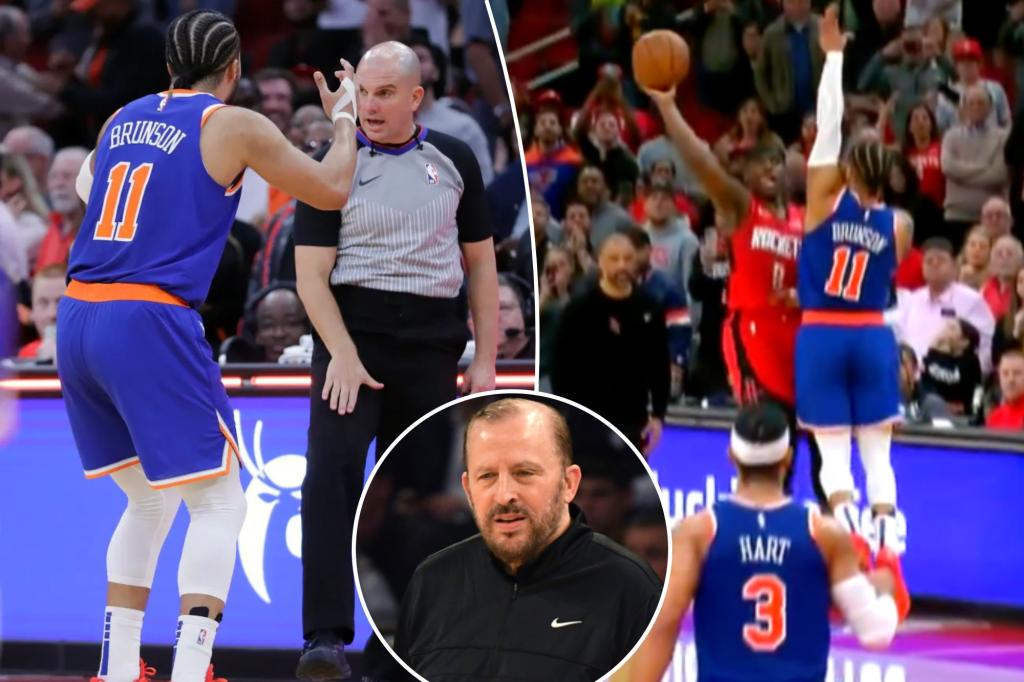 Jalen Brunson’s return to Houston a reminder of Knick’s referee qualms