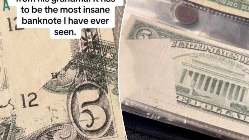 Shocked man inherited ‘insane’ $5 bill from his grandma — here’s why it may be worth $400K